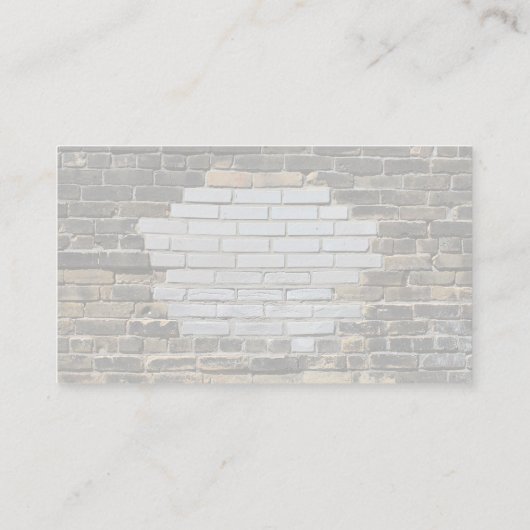 パッチアップシティブリックの壁 名刺 (裏面)