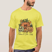 パッチイエローTユニセックスシャツへようこそ Tシャツ (正面)