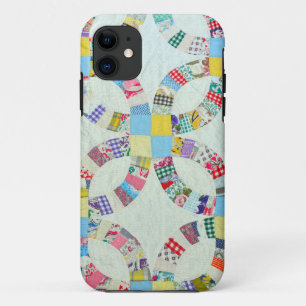パッチカラフルワークキルト iPhone 11 ケース