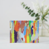 パッチカーペットアートポストカード ポストカード (スタンド正面)