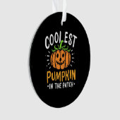 パッチクールのハロウィーンカボチャ オーナメント (正面)