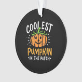 パッチクールのハロウィーンカボチャ オーナメント (正面)