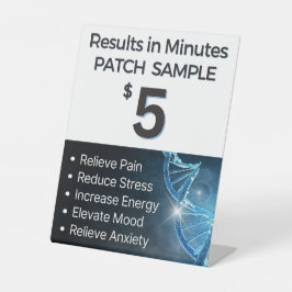 パッチサンプル – $5ペデスタル記号 台座サイン