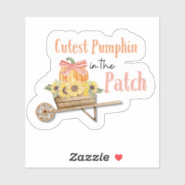 パッチステッカーでカボチャをキュート シール