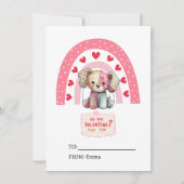 パッチドッグドール、キッズ教室バレンタインデー シーズンカード (正面)