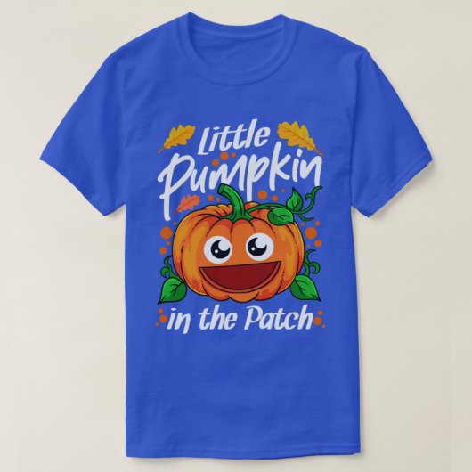 パッチハロウィーンの小さなかぼちゃ2 Tシャツ (デザイン正面)
