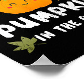パッチハロウィーンの秋衣装で最もキュートカボチャ ポスター (角)