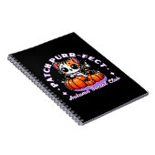 パッチパーフェクト – Cat Pumpkin Patch Notebook ノートブック (右側)