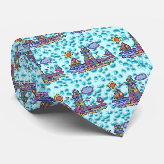 パッチライトハウスのネクタイ ネクタイ (ロール)