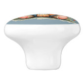 パッチワークお洒落バニーコテージコアウッドランド セラミックノブ (側面)