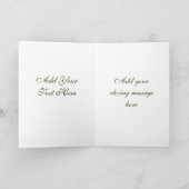 パッチワークのクリスマス シーズンカード (内部)