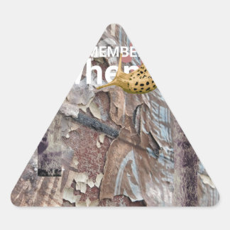 パッチワークのジャンクジャーナル 三角形シール