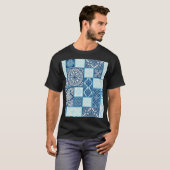 パッチワークのタイル、シームレスな背景。 Tシャツ (正面フル)