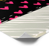 パッチワークのタイル：多彩なシームレスなデザイン。 ポスター (角)