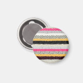 パッチワークのタイル：多彩なシームレスなデザイン。 マグネット (正面/裏面)