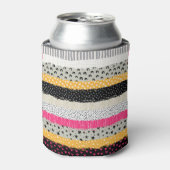 パッチワークのタイル：多彩なシームレスなデザイン。 缶クーラー (缶正面)