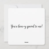 パッチワークのバレンタインベア シーズンカード (裏面)