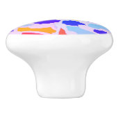 パッチワークのパターンの混色 セラミックノブ (側面)