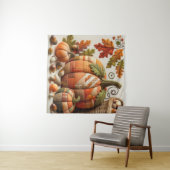 パッチワークのパンプキンタペストリー タペストリー (インサイチュ(横))
