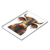 パッチワークのブルノートブック ノートブック (左側)