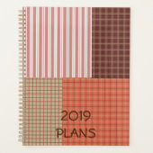 パッチワークのプレイス | 2019計画 |ユーカスタマイズ プランナー手帳 (正面)