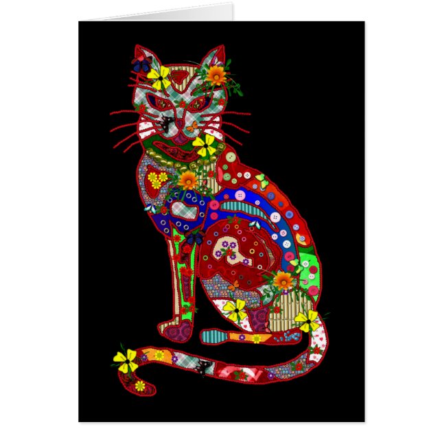 パッチワークの子猫 (正面)