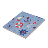 パッチワークの航海のなデザイン タイル (側面)