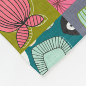 パッチワークは咲きます フリースブランケット (角)