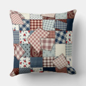 「パッチワークアメリカーナ」装飾用クッション クッション (裏面)