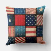 「パッチワークアメリカーナ」装飾用クッション クッション (裏面)