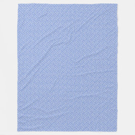 パッチワークイスラエル国旗のパターン フリースブランケット