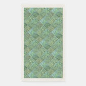 パッチワークオブシーグリーン紙ゲストタオル (正面)