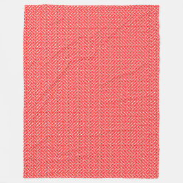 パッチワークカナダ国旗のパターン フリースブランケット