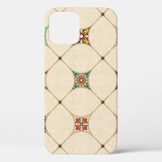 パッチワークカラフルイスラムアラビアタイル Case-Mate iPhoneケース (裏面)