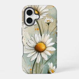 パッチワークガーデン - コテージコア風スマホケース iPhone 16ケース