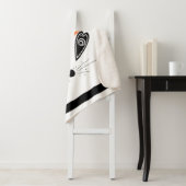 パッチワークキツネ、アップリケキツネ、キツネ、子供 シェルパブランケット (インサイチュ)