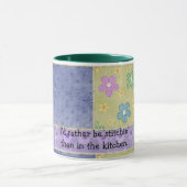 パッチワークキルターのコーヒーマグ マグカップ (中央)