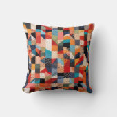 パッチワークキルトデザイン クッション (正面)