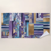 パッチワークキルトビーチタオル ビーチタオル (正面)