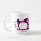 パッチワークキルト裁縫機 コーヒーマグカップ (左)