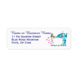 パッチワークキルト裁縫機 ラベル