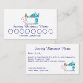 パッチワークキルト裁縫機 ロイヤリティカード (正面/裏面)