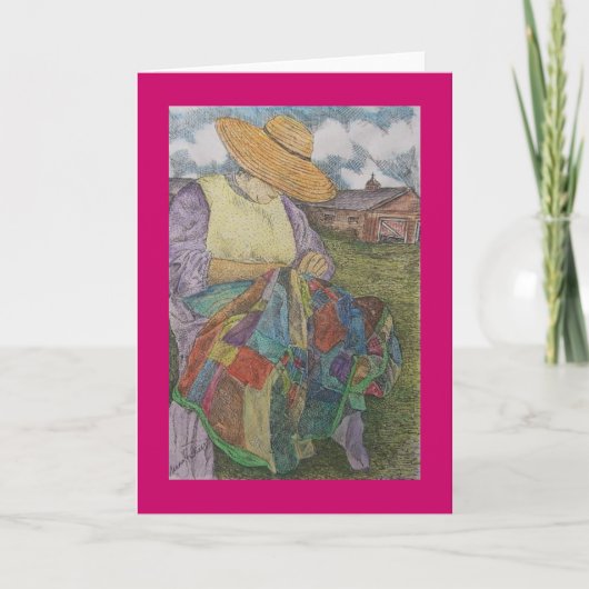 パッチワークキルト カード (正面)