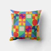 パッチワークキルト クッション (裏面)