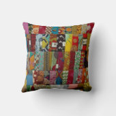 パッチワークキルト クッション (裏面)