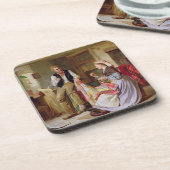 パッチワークキルト コースター (左側)