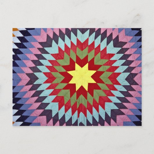 パッチワークキルト ポストカード (正面)