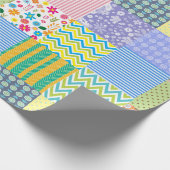 パッチワークキルト ラッピングペーパー (角)