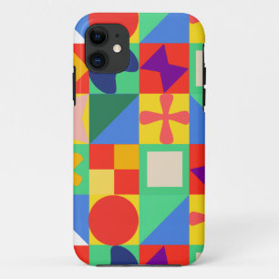 パッチワークキルト iPhone 11 ケース