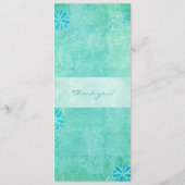 パッチワークグラフィティ結婚式 プログラム招待状 プログラム (裏面)